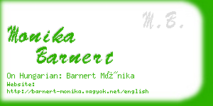 monika barnert business card